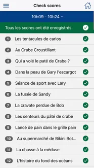 Baden Battle app — score check